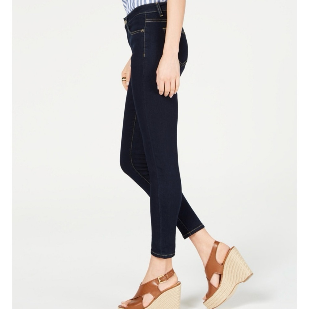 MICHAEL Michael Kors Blue Ankle Cropped Jeans - Picture 2 of 12